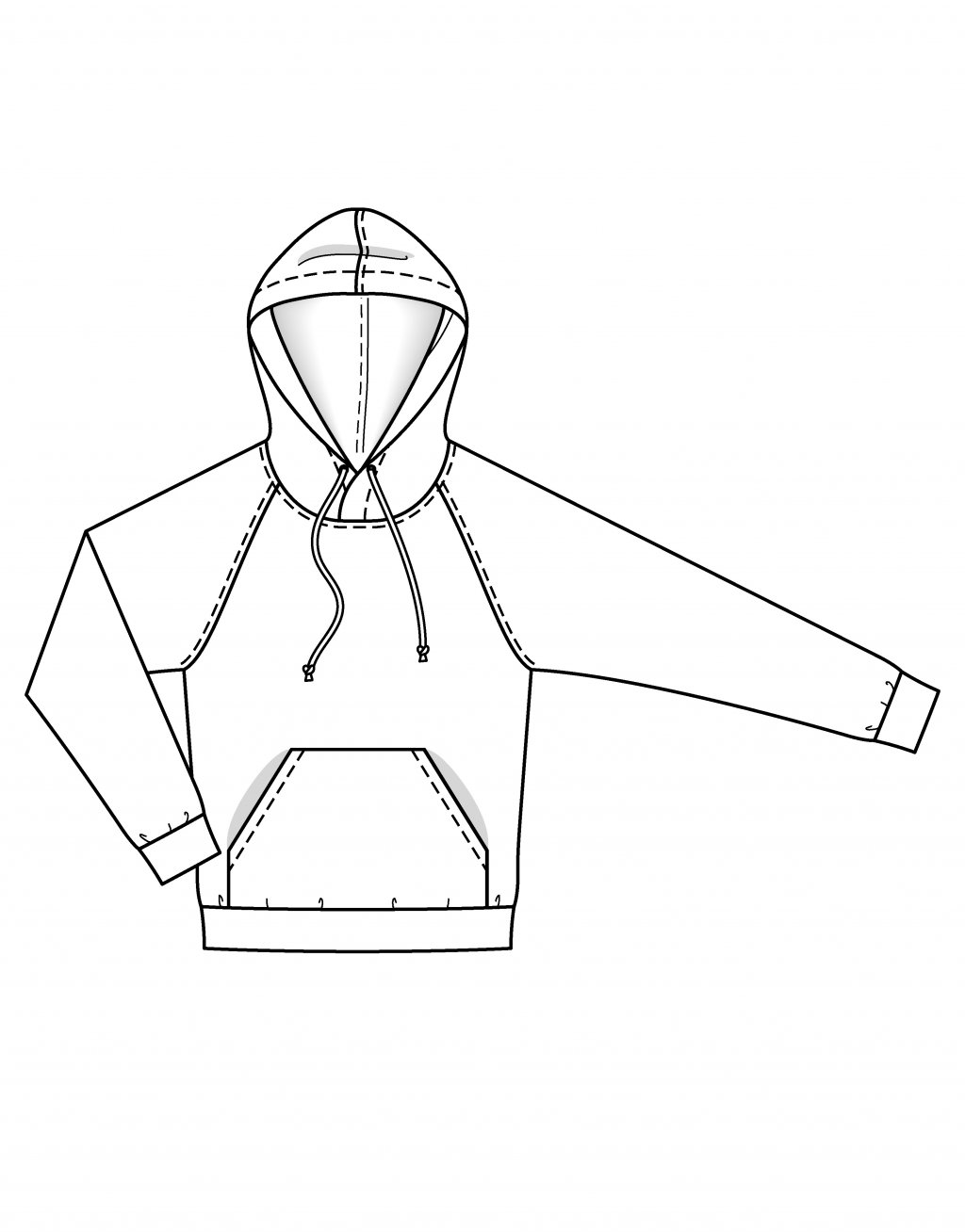 Panské hoodie 120