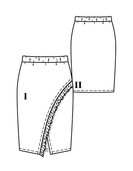 Volnočasová sukně 6C