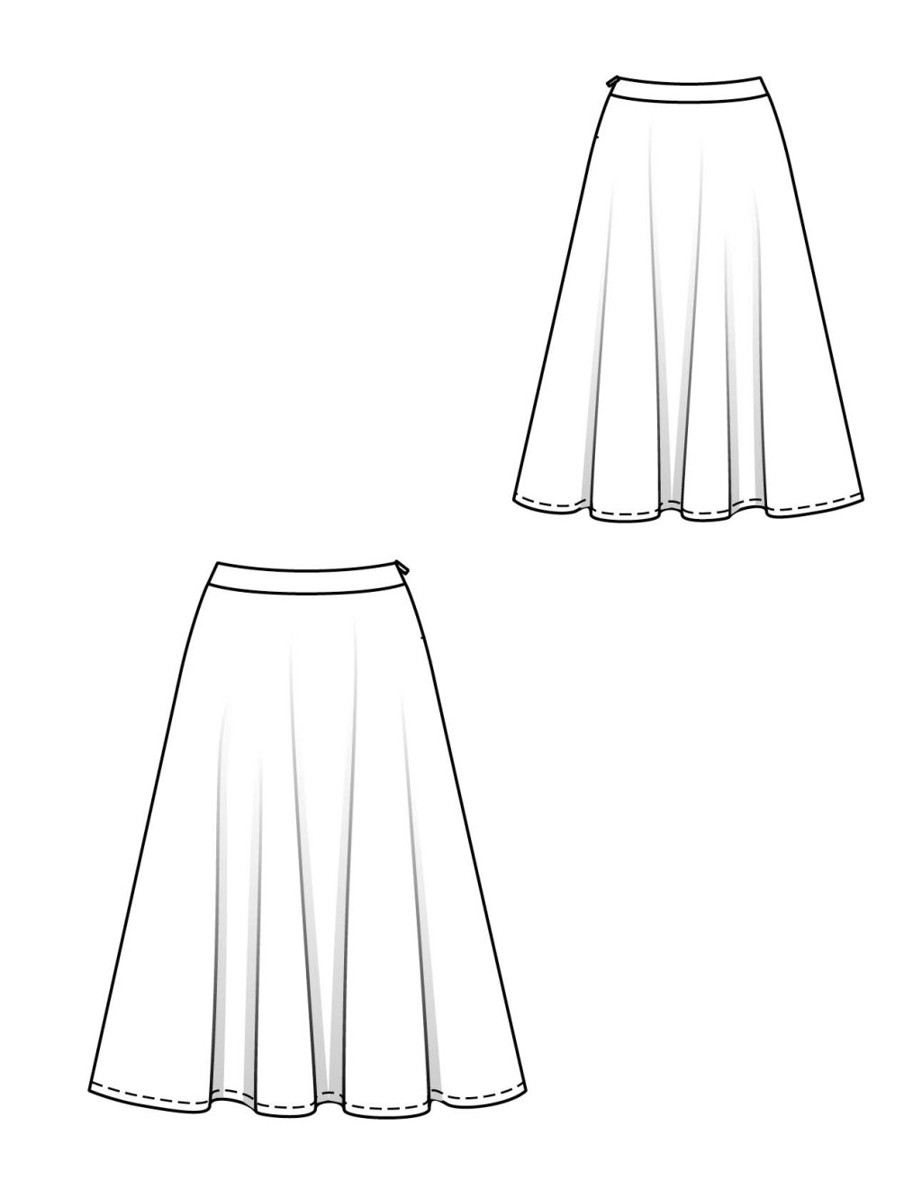 1A Gabardénová sukně 1A Gabardénová sukně