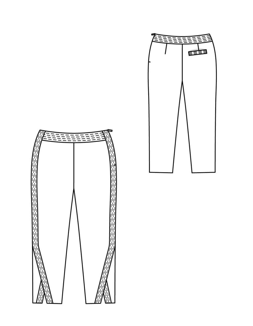 06 Kalhoty s netradičními rozparky