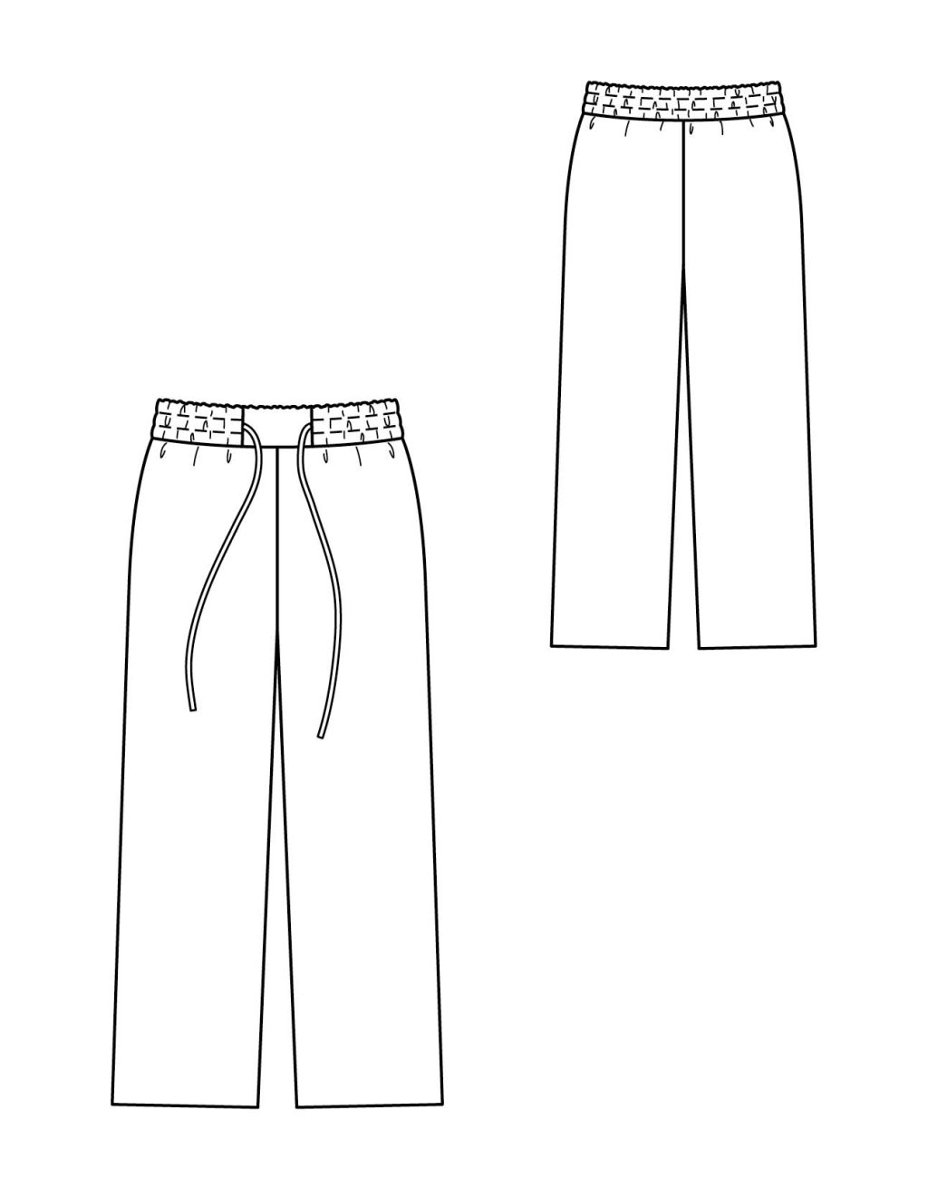 15 Kalhoty se širokými nohavicemi