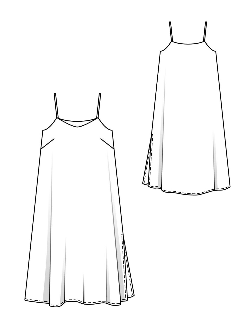 3A Šaty s rozparkem