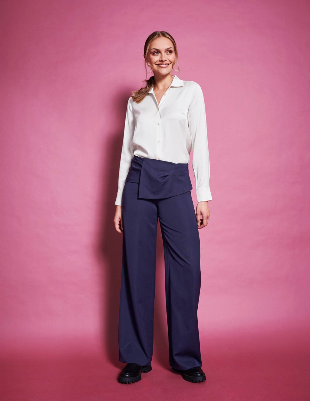 2A Kalhoty s drapováním