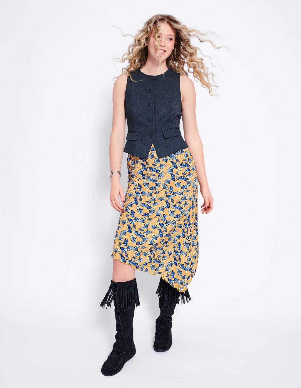 5C Asymetrická sukně