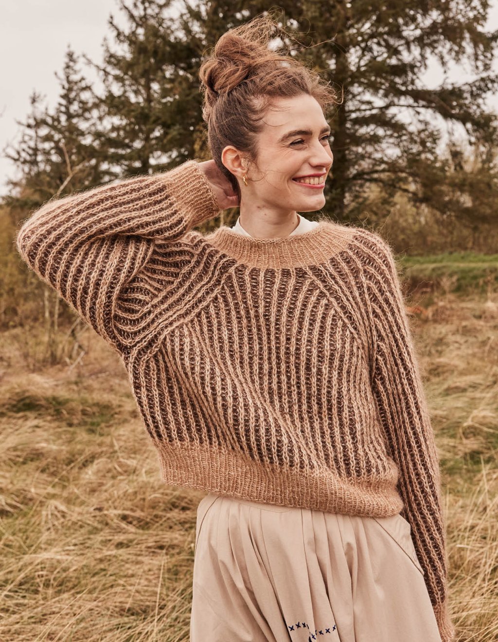 25 Raglánový pulovr