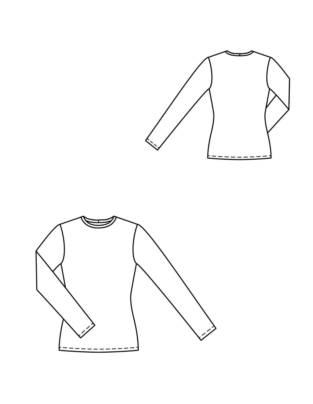 1B Tričko s dlouhými rukávy