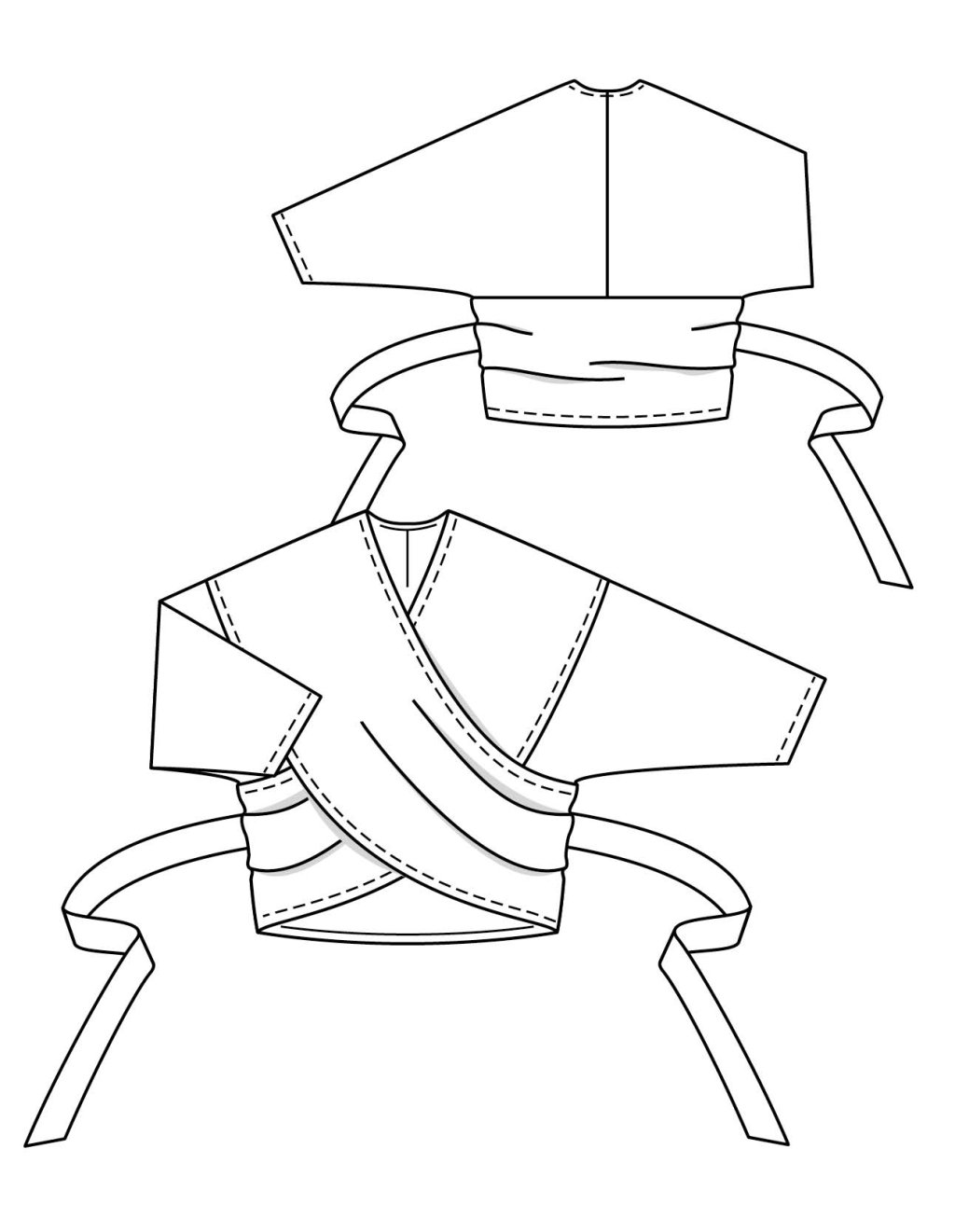 2C Pulovr s vázačkami