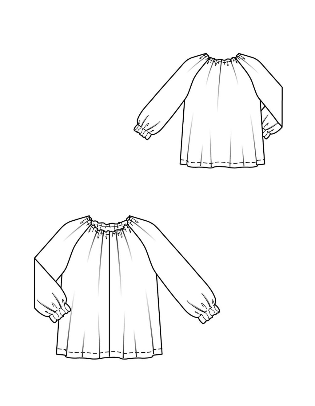 3A Tuniková halenka