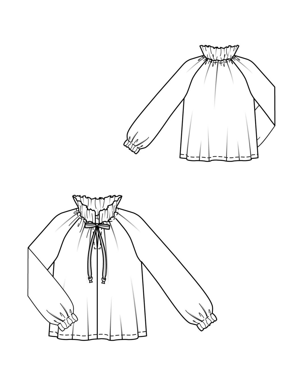 3C Vzorovaná halenka