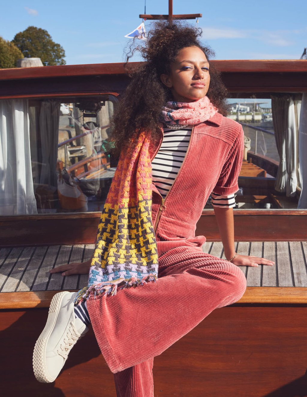 49 Háčkovaná XL šála