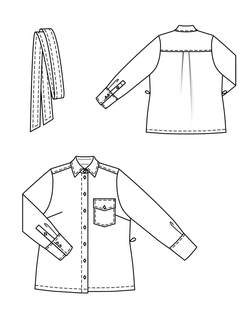 122 Košilová halenka