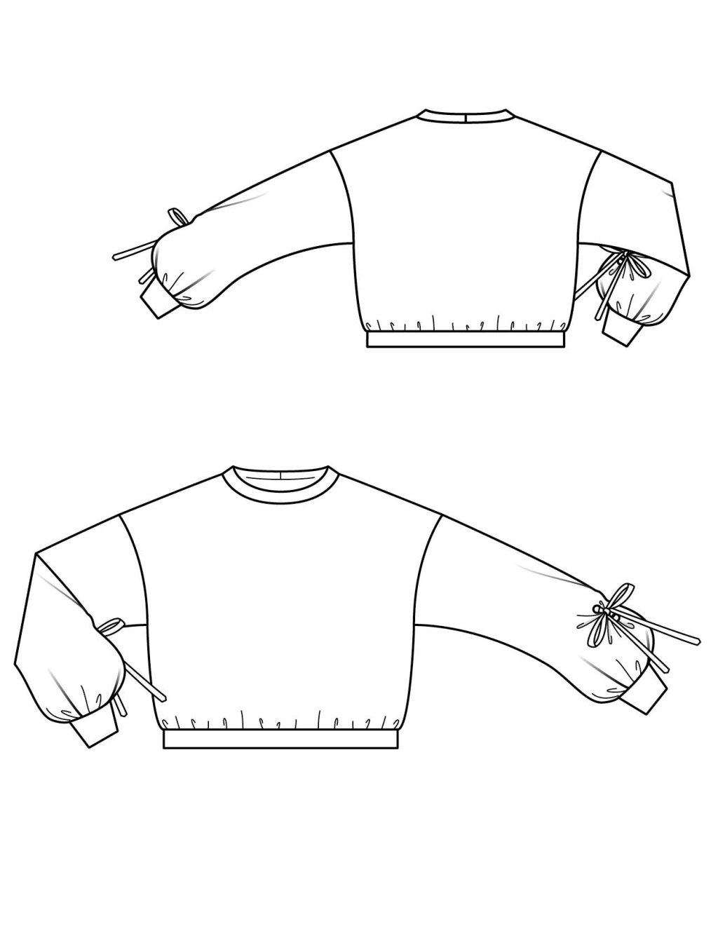 3C Pulovr s mašlemi