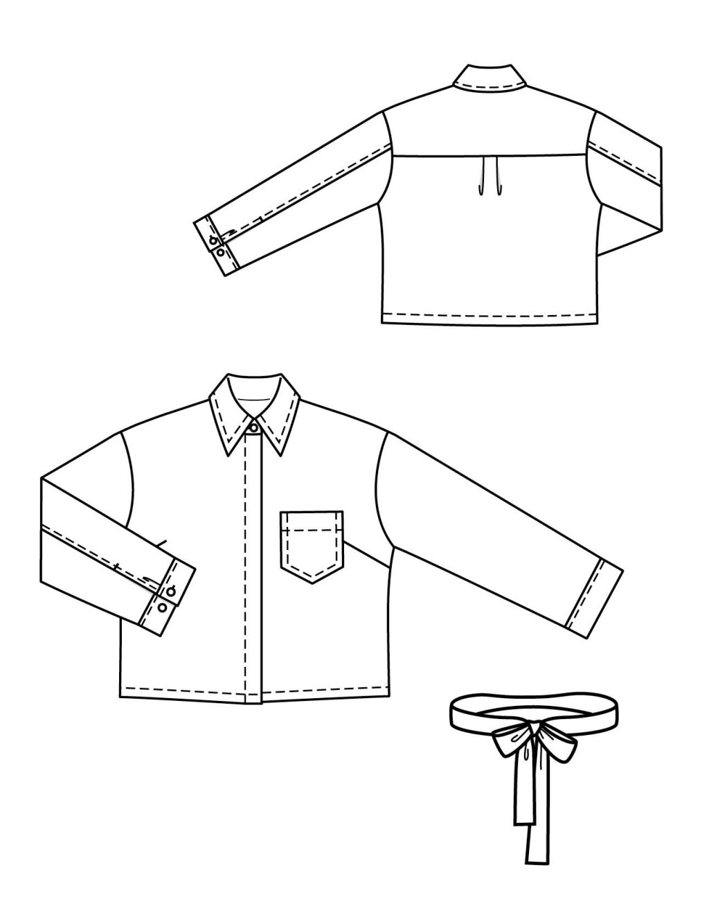 108 Košilová halenka