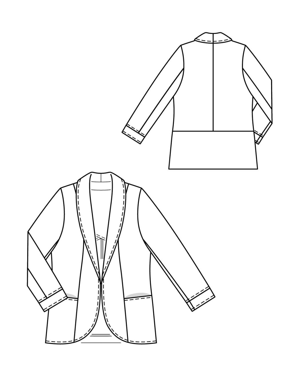 09 Blejzr se šálovým límcem